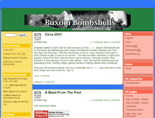 Tablet Screenshot of buxombombshells.org